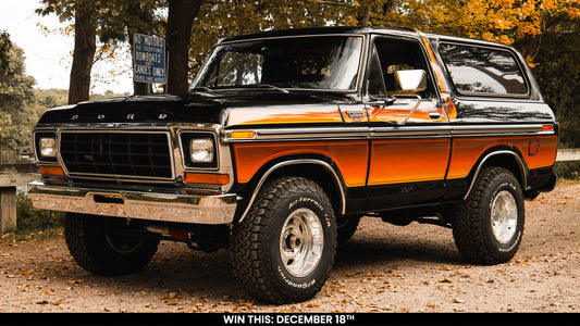 Giveaway Tickets - 1979 Ford Bronco Chromatic