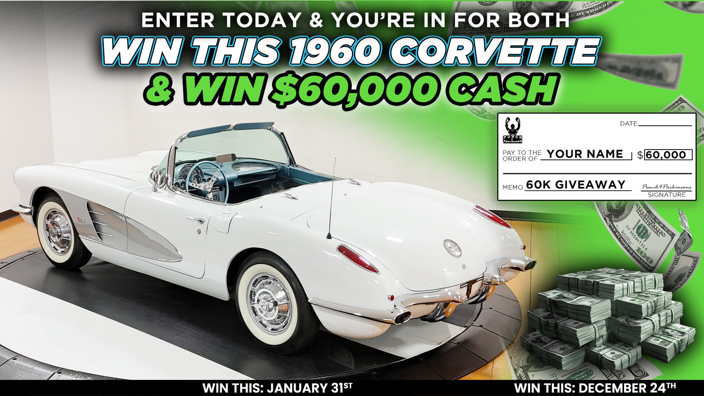 Giveaway Tickets - 3 for 1 - Corvette + 60k - KL60