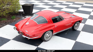 Giveaway Tickets - 1963 Corvette Split Window