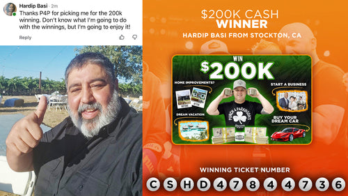 Prize won by Hardip Basi