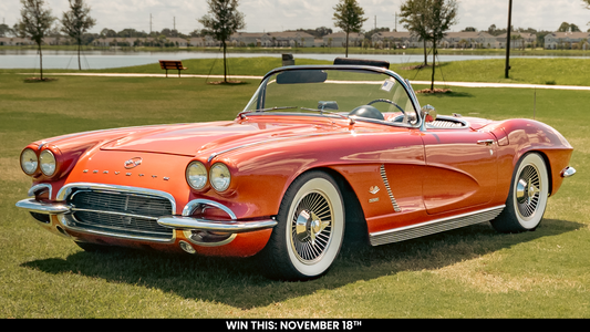 Giveaway Tickets - 1962 Corvette