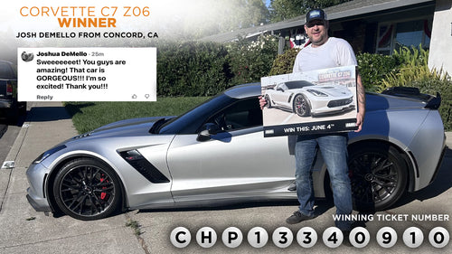 Prize won by Josh DeMello