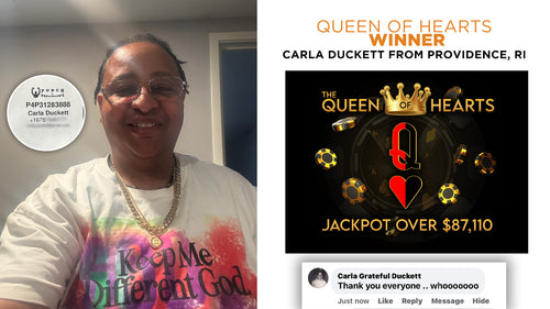 Prize won by Carla Duckett