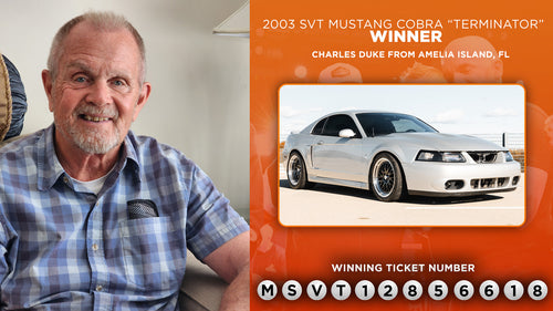 Prize won by Charles Duke