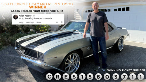 Prize won by Aaron Kessler