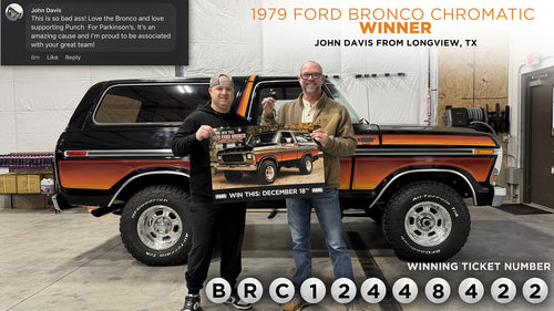 Prize won by John Davis