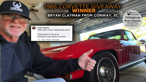 Prize won by Bryan Clayman