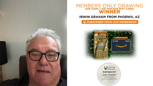 Prize won by Irwin Graham
