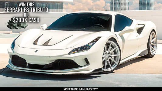Giveaway Tickets - Ferrari F8 Tributo