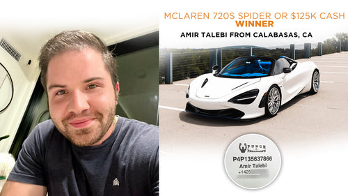 Prize won by Amir Talebi