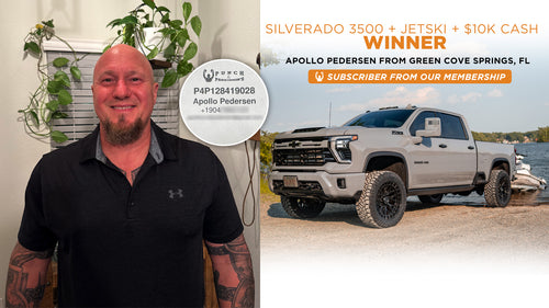 Prize won by Apollo Pedersen