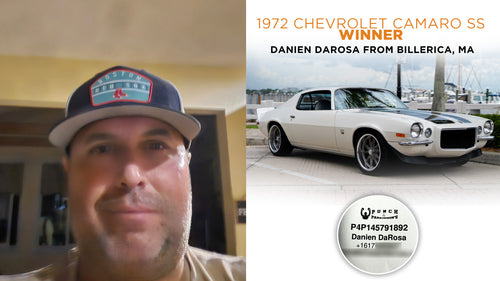 Prize won by Danien Darosa