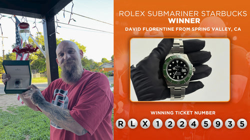 Prize won by David Florentine