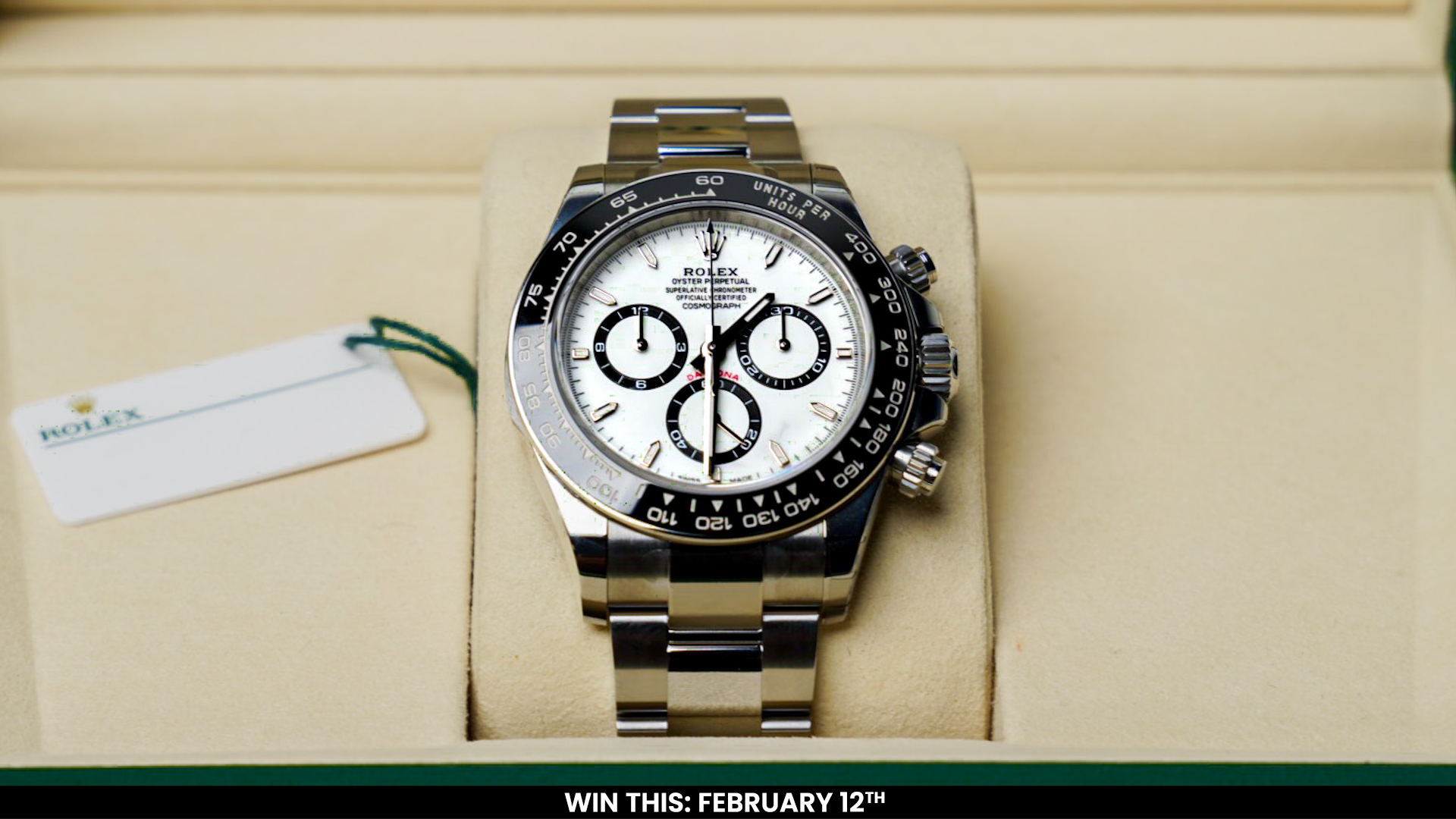 Giveaway Tickets - 10 for 1 - 2025 Rolex Daytona Panda - KL Giveaway Tickets - 10 for 1 - 2025 Rolex Daytona Panda - KL