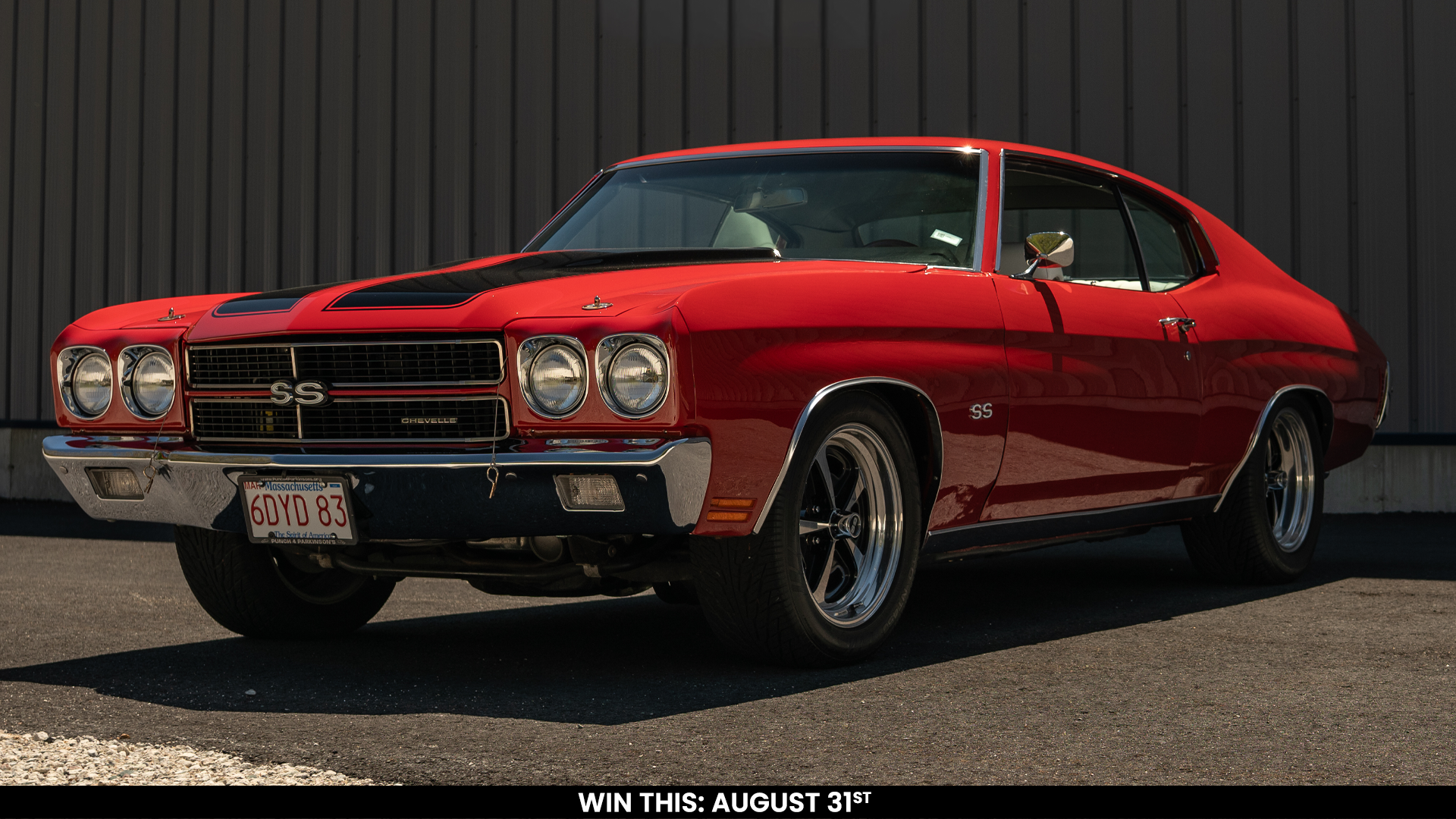 Giveaway Tickets - 1970 Chevelle SS