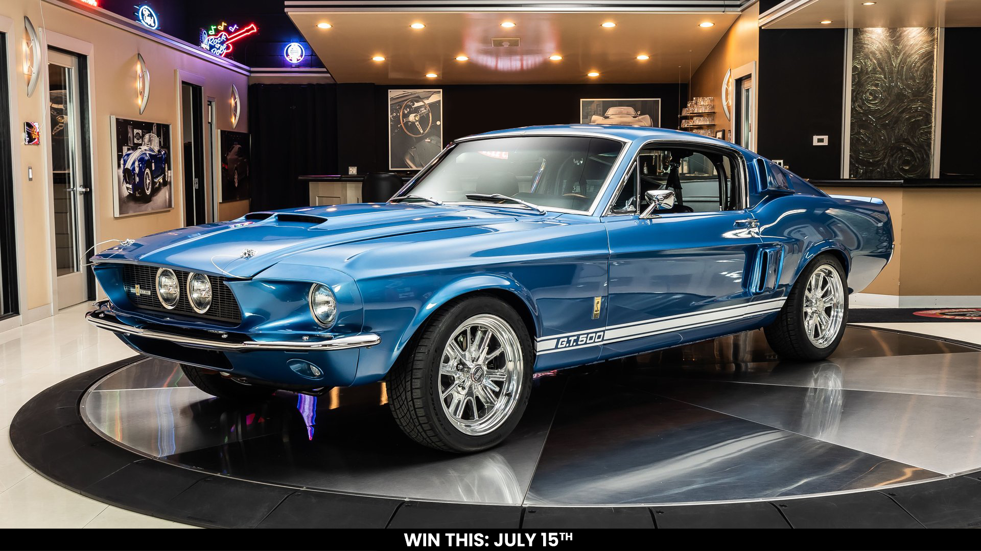 Giveaway Tickets - 1967 Ford Mustang