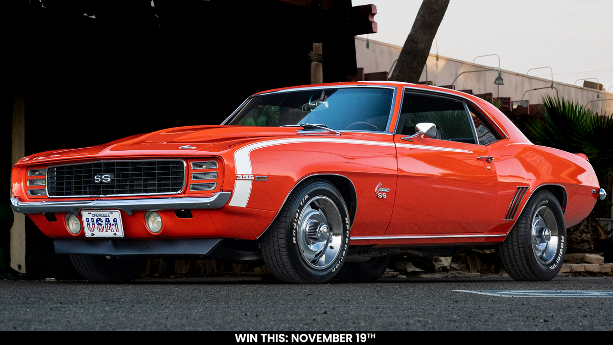 Giveaway Tickets - 1969 Chevrolet Camaro SS/RS