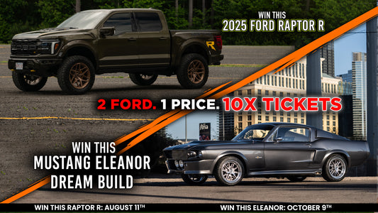Giveaway Tickets - 10 for 1 - 2025 Ford Raptor R + Mustang Eleanor Dream Build - KL