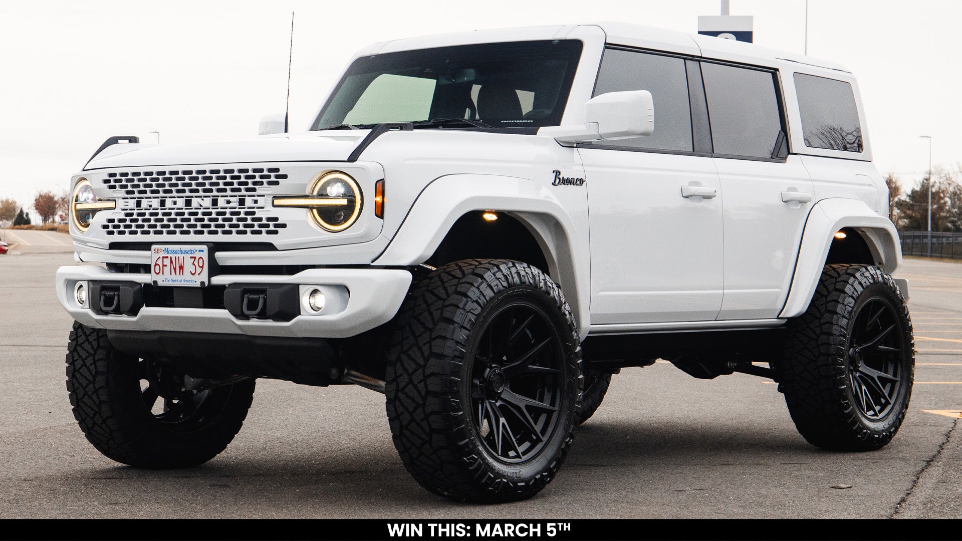 Giveaway Tickets - 2025 Bronco