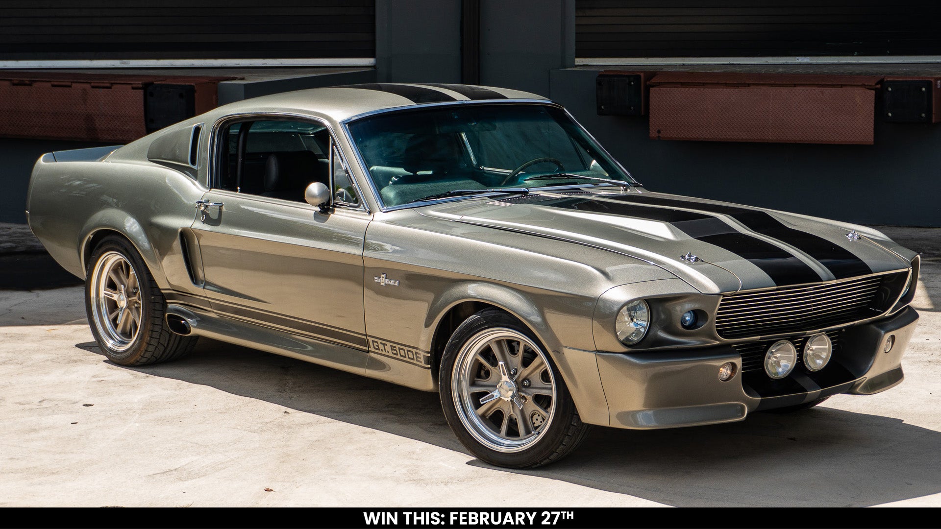 Giveaway Tickets - 1967 Mustang Eleanor