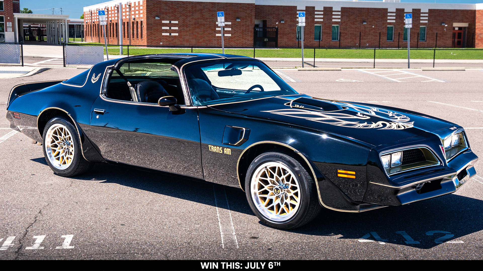Giveaway Tickets - 1977 Pontiac TransAm Bandit