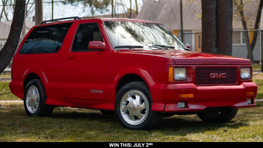 Giveaway Tickets - 18 for 1 - 1992 GMC Typhoon