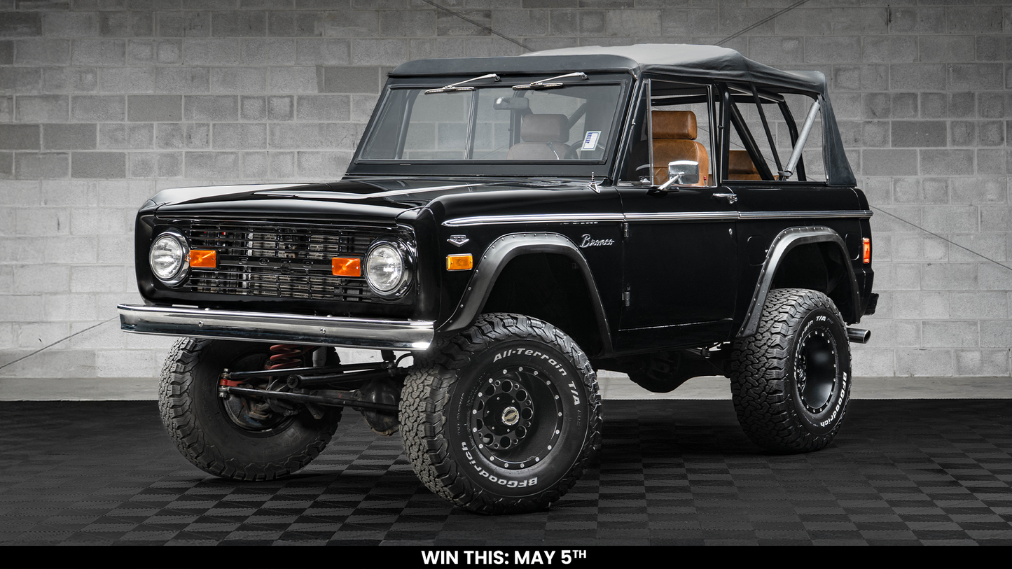 Giveaway Tickets - 1977 Ford Bronco - One Entry