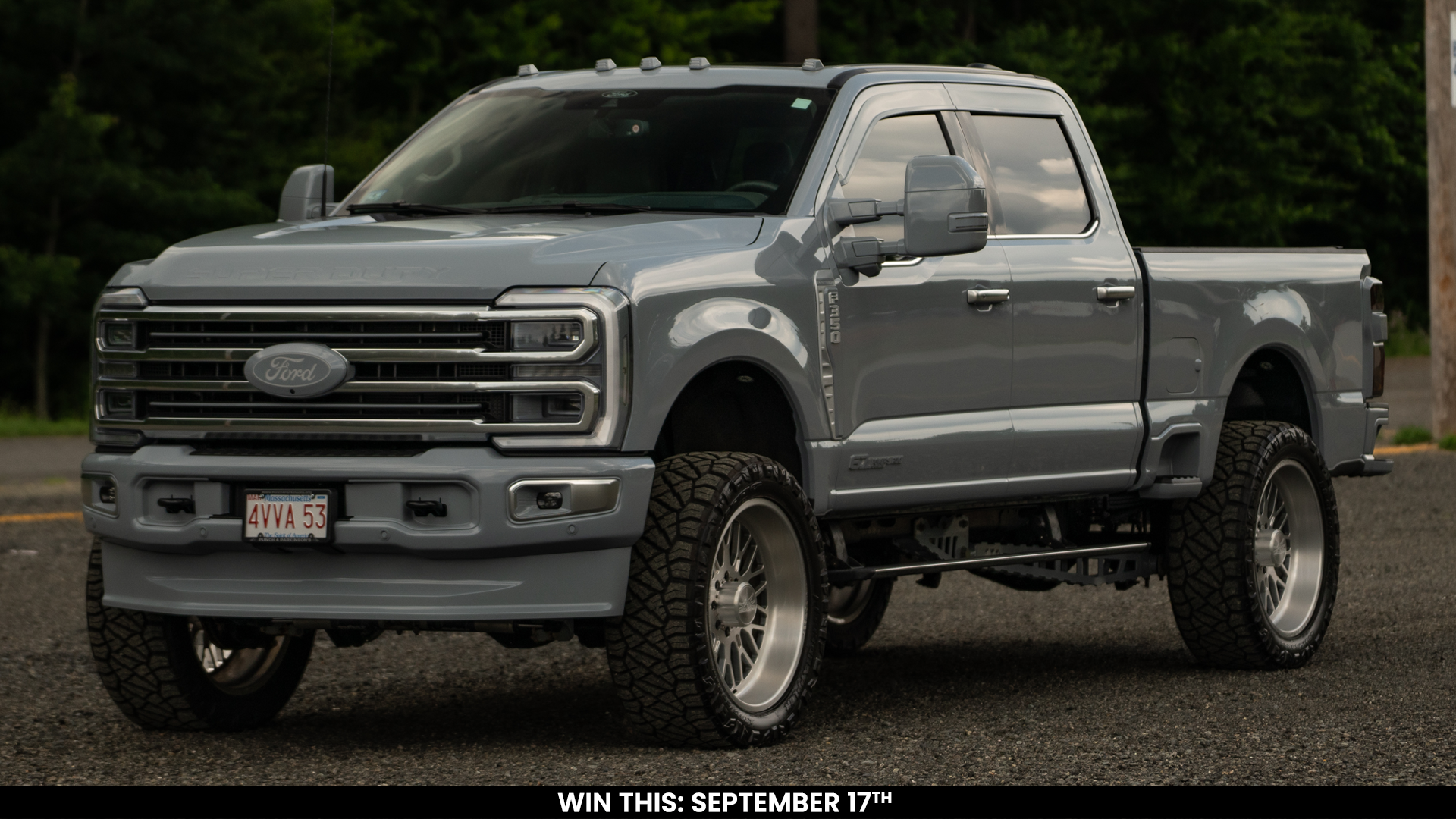 Giveaway Tickets - 2025 Ford F350 Platinum