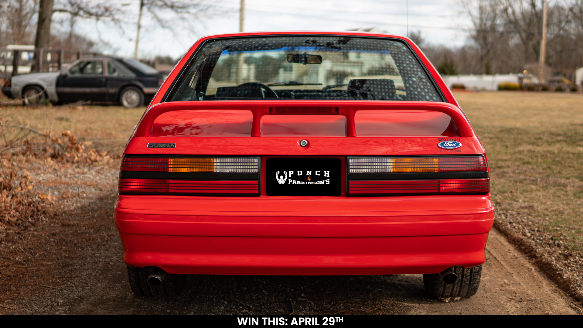 Giveaway Tickets - 18 for 1 - 1993 Ford Mustang Cobra Giveaway Tickets - 18 for 1 - 1993 Ford Mustang Cobra