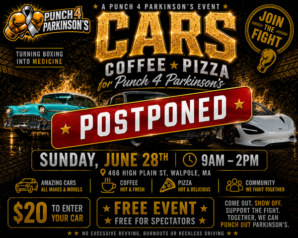 Cars, Coffee & Pizza for Punch 4 Parkinson’s