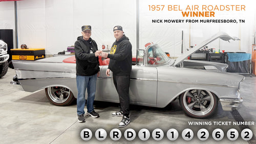 Prize won by Nick Mowery