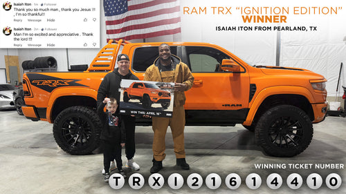 Prize won by Isaiah Iton