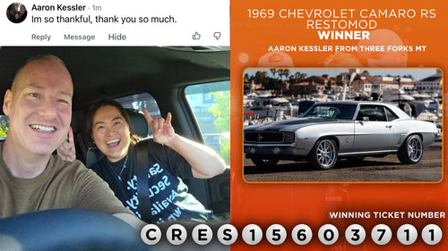 Prize won by Aaron Kessler
