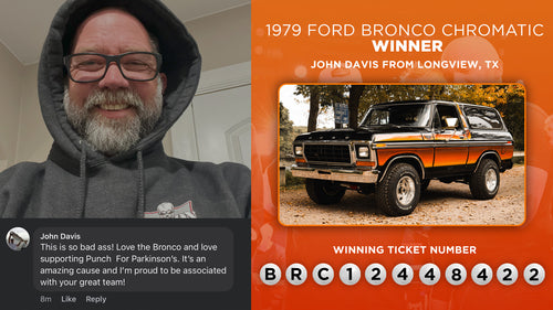 Prize won by John Davis