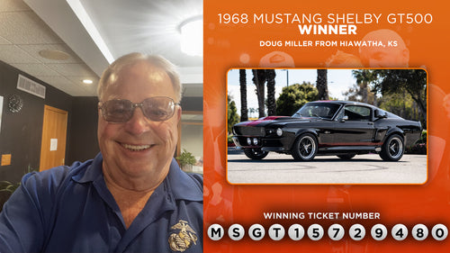Prize won by Doug Miller