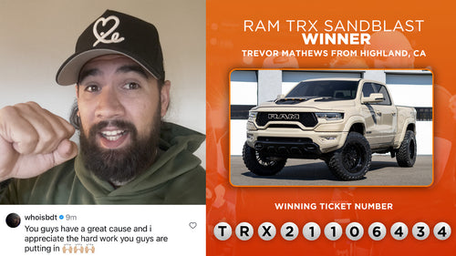 Prize won by Trevor Mathews